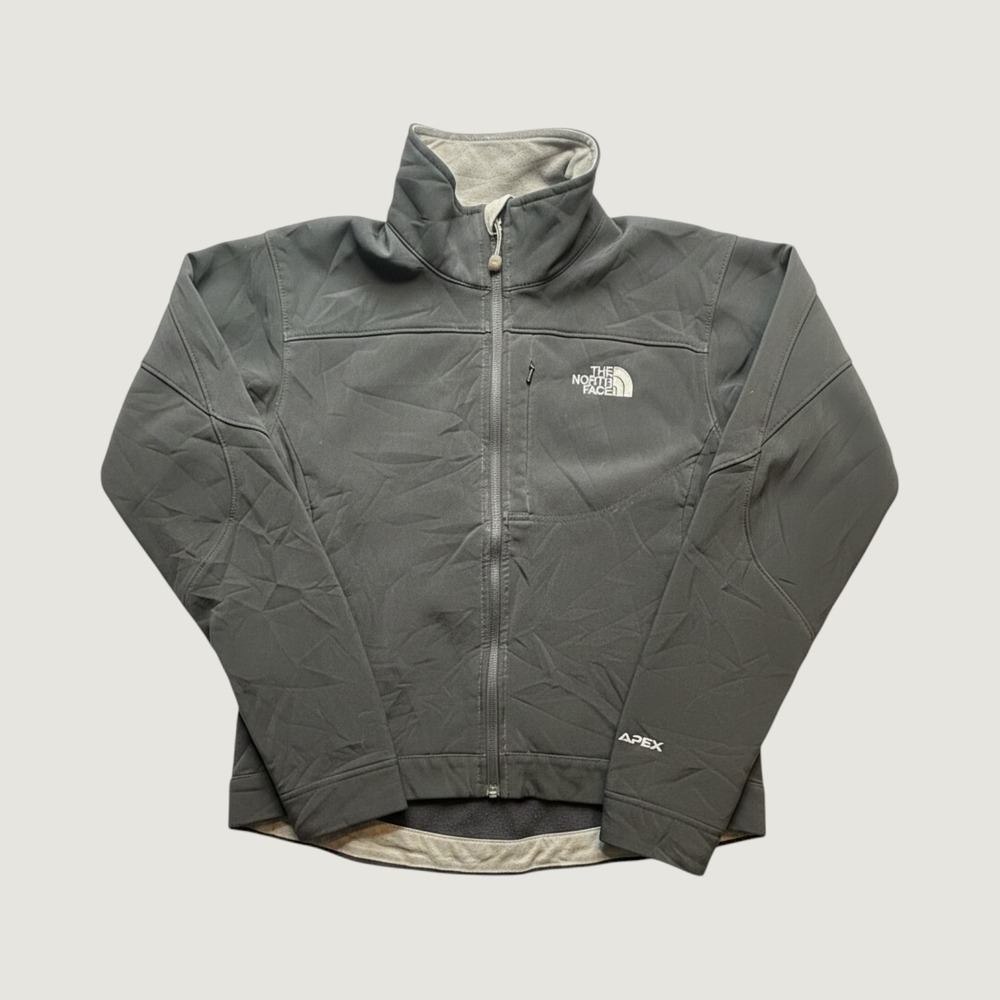 The North Face Jacket Womens M Apex Softshell Black Fleece Lined Full Zip EXCEL